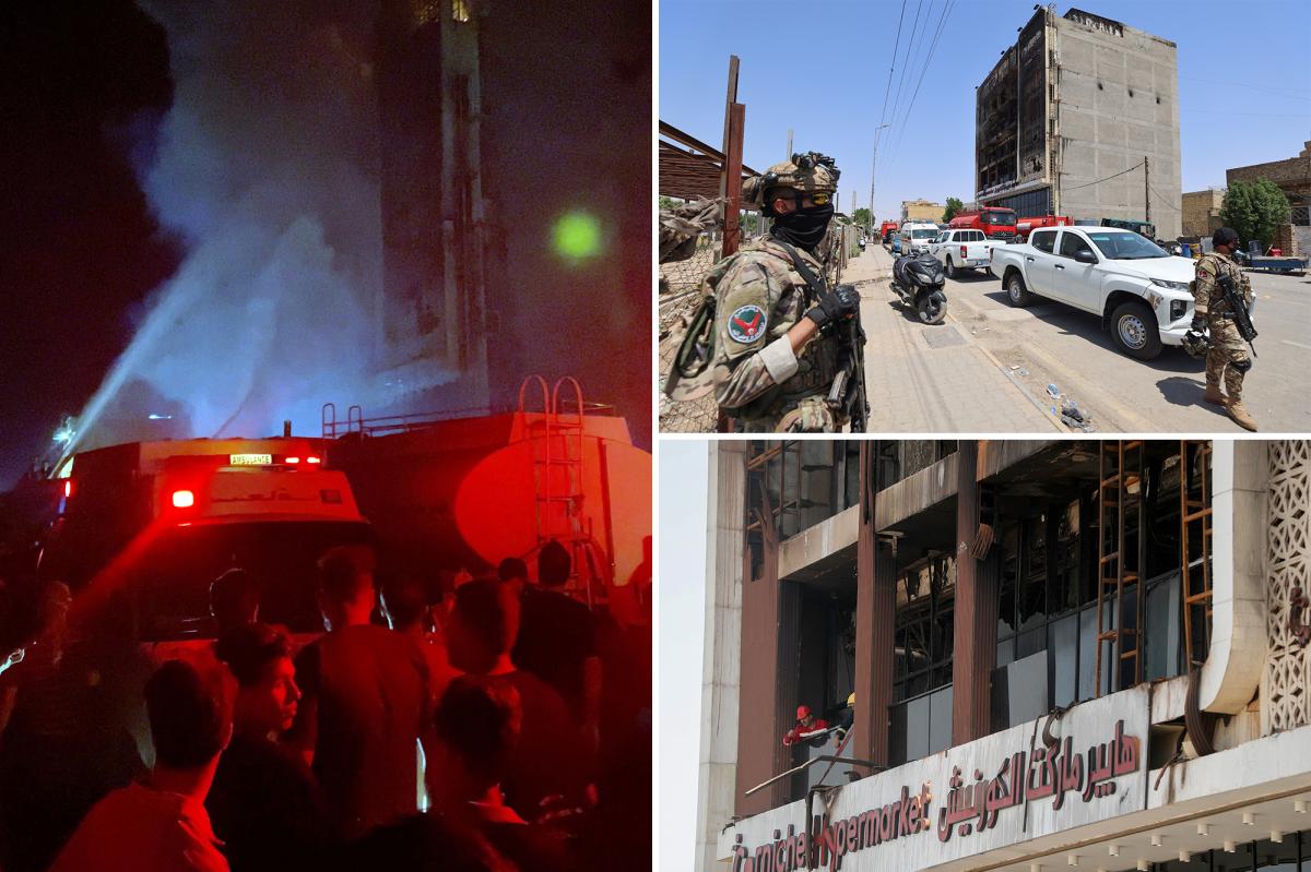 Fire at newly opened mall in Iraq kills more than 60 people